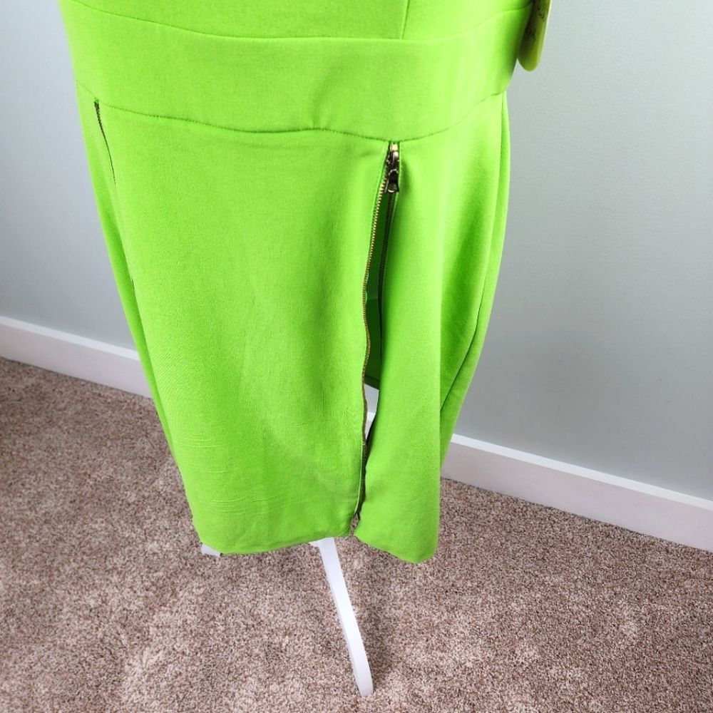 Emma AND MICHELLE WOMEN'S SHIFT DRESS WITH ZIPPERS ON BOTTOM FRONT SIZE 14 - Picture 4 of 10